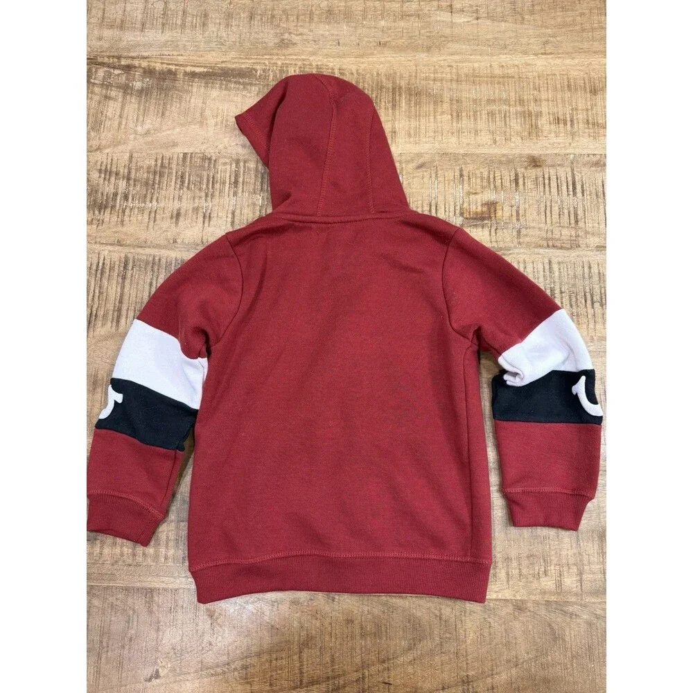 True‎ Religion Hoodie Kids Classic Red Full Zip Sweatshirt Size 5/6 Jacket